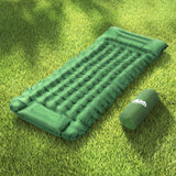 NNEDSZ Self Inflating Mattress Camping Sleeping Mat Air Bed Pad Single Pillow