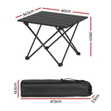 NNEDSZ Folding Camping Table 40CM Roll Up Outdoor Picnic BBQ Aluminium Desk