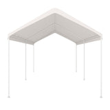 NNEDSZ Carports 3x6m Carport Kits Steel Shelter Gazebo Canopy Garage Portable Garden Shed