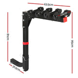 NNEDSZ 4 Bicycle Bike Carrier Rack Car 2" Hitch Mount Foldable Black,4 Bicycle Bike Carrier Rack Car 2" Hitch Mount Foldable Black