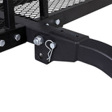 NNEDSZ Universal Car Roof Rack Foldable Hitch Basket Cargo Carrier 152cm Black