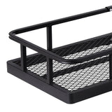 NNEDSZ Universal Car Roof Rack Foldable Hitch Basket Cargo Carrier 152cm Black