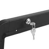 NNEDSZ Caravan Table 800 x 450mm Folding Lockable Black