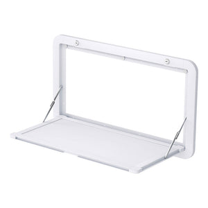 NNEDSZ Caravan Table 800 x 450mm Folding Lockable White