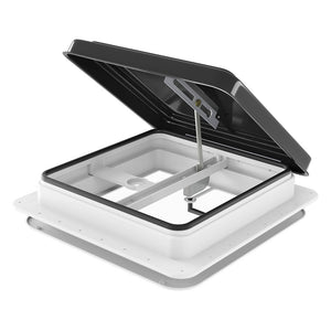 NNEDSZ Caravan Roof Vent Hatch RV Skylight Motorhome Camper 350x350mm Black