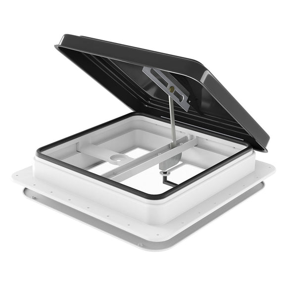 NNEDSZ Caravan Roof Vent Hatch RV Skylight Motorhome Camper 350x350mm Black