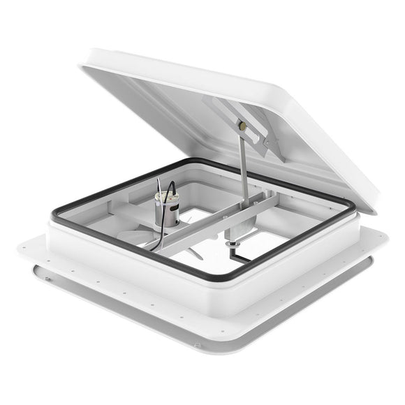 NNEDSZ Caravan Roof Vent Fan Air Exhaust Hatch 12V RV Motorhome Camper White