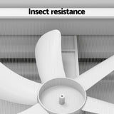 NNEDSZ Caravan Roof Vent Fan Air Exhaust Hatch 12V RV Motorhome Camper White