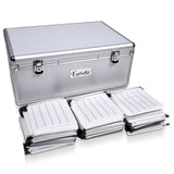 NNEDSZ CD Case DVD Cases Storage Box 500 Discs Aluminium Case DVD Folders