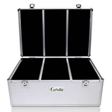 NNEDSZ CD Case DVD Cases Storage Box 500 Discs Aluminium Case DVD Folders