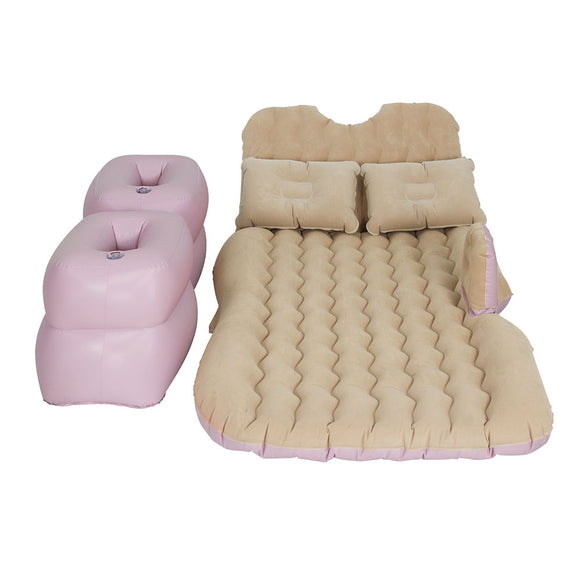 NNEDSZ Car Mattress 176x80 Inflatable SUV Back Seat Camping Bed Beige