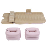 NNEDSZ Car Mattress 176x80 Inflatable SUV Back Seat Camping Bed Beige