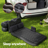NNEDSZ Car Mattress 176x80 Inflatable SUV Back Seat Camping Bed Charcoal