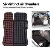 NNEDSZ Car Mattress 175x130 Inflatable SUV Back Seat Camping Bed Black