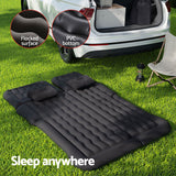 NNEDSZ Car Mattress 175x130 Inflatable SUV Back Seat Camping Bed Black