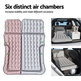 NNEDSZ Car Mattress 175x130 Inflatable SUV Back Seat Camping Bed Grey