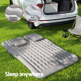 NNEDSZ Car Mattress 175x130 Inflatable SUV Back Seat Camping Bed Grey