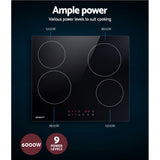 NNEDSZ Devanti Electric Ceramic Cooktop 60cm Touch Control