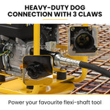 NNEMB 6.5HP Full Frame Concrete Vibrator Drive Unit, and 6M x 38mm Vibrating Shaft Combo