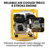 NNEMB 6.5HP Full Frame Concrete Vibrator Drive Unit, and 6M x 38mm Vibrating Shaft Combo