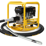 NNEMB 6.5HP Full Frame Concrete Vibrator Drive Unit, and 6M x 38mm Vibrating Shaft Combo