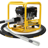 NNEMB 6.5HP Full Frame Concrete Vibrator Drive Unit, and 6M x 60mm Vibrating Shaft Combo