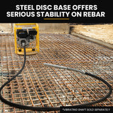 NNEMB BVB-400 6.5HP Concrete Vibrator Drive Unit, 50mm Australian Standard 3-Claw Dog Fitting