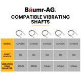 NNEMB BVB-400 6.5HP Concrete Vibrator Drive Unit, 50mm Australian Standard 3-Claw Dog Fitting