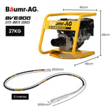 NNEMB 6.5HP Concrete Vibrator Drive Unit, and 6M x 50mm Vibrating Shaft Combo