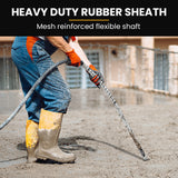 NNEMB CVS386 6 Metre x 38mm Concrete Vibrating Shaft, Australian Standard 3-Claw Drive Coupler