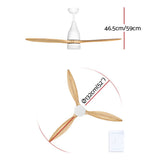 NNEDSZ Devanti 52'' Ceiling Fan AC Motor w/Light w/Remote - Light Wood