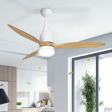 NNEDSZ Devanti 52'' Ceiling Fan AC Motor w/Light w/Remote - Light Wood