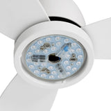 NNEDSZ Devanti 52'' Ceiling Fan DC Motor LED Light Remote Control - White