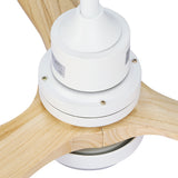 NNEDSZ Devanti 52'' Ceiling Fan AC Motor LED Light Remote - Light Wood