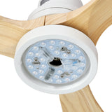 NNEDSZ Devanti 52'' Ceiling Fan AC Motor LED Light Remote - Light Wood