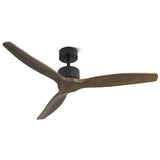 NNEDSZ Devanti 52'' Ceiling Fan AC Motor 3 Blades w/Remote - Dark Wood