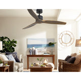 NNEDSZ Devanti 52'' Ceiling Fan AC Motor 3 Blades w/Remote - Dark Wood