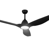 NNEDSZ Devanti 64 Inch Ceiling Fan DC Motor w/Light w/Remote - Black
