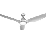 NNEDSZ Devanti 64 Inch Ceiling Fan DC Motor w/Light w/Remote - Silver