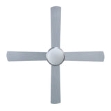 NNEDSZ Devanti 52'' Ceiling Fan AC Motor w/Light w/Remote - Silver