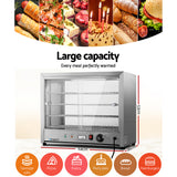 NNEDSZ Devanti Commercial Food Warmer Hot Display Showcase Cabinet 64cm