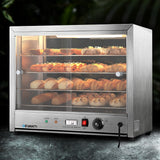 NNEDSZ Devanti Commercial Food Warmer Hot Display Showcase Cabinet 64cm