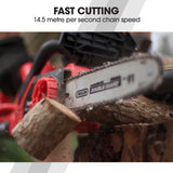 NNEMB 2400W Electric Chainsaw, 16 Inch Oregon Bar and Chain