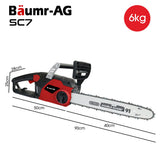 NNEMB 2400W Electric Chainsaw, 16 Inch Oregon Bar and Chain