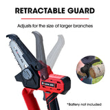 NNEMB SW1 20V Cordless Mini Chainsaw Skin Only, Electric Battery Powered Tree Pruner