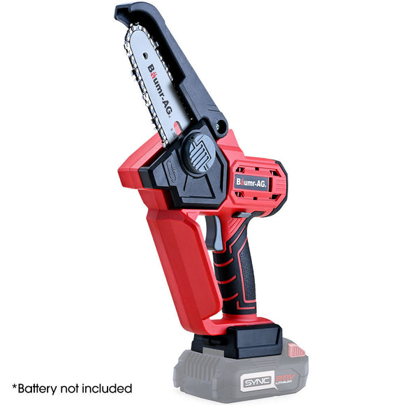NNEMB SW1 20V Cordless Mini Chainsaw Skin Only, Electric Battery Powered Tree Pruner