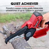 NNEMB SW1 20V Cordless Mini Chainsaw Skin Only, Electric Battery Powered Tree Pruner