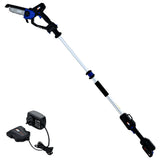 NNEMB SW7 20V Cordless Convertible Mini Chainsaw Pole Saw Kit, Telescopic Electric Tree Pruner with Lithium Battery & Fast Charger