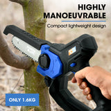 NNEMB SW6 20V Cordless Mini Chainsaw Skin Only, Electric Battery Powered Tree Pruner