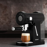 NNEDSZ 20 Bar Coffee Machine Espresso Cafe Maker Black